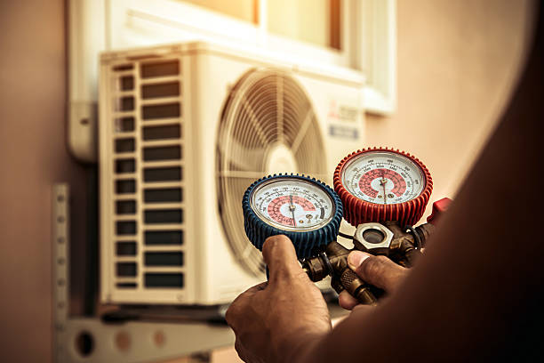Professional Hvac Maintenance technician working in Warsaw, IL